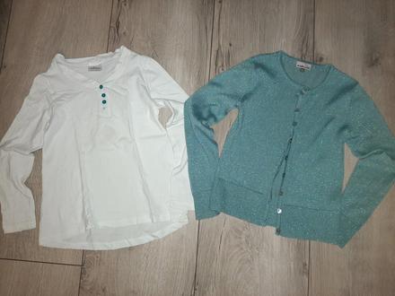 Trblietavý svetrík s pierkami pompdelux, pompdelux,134