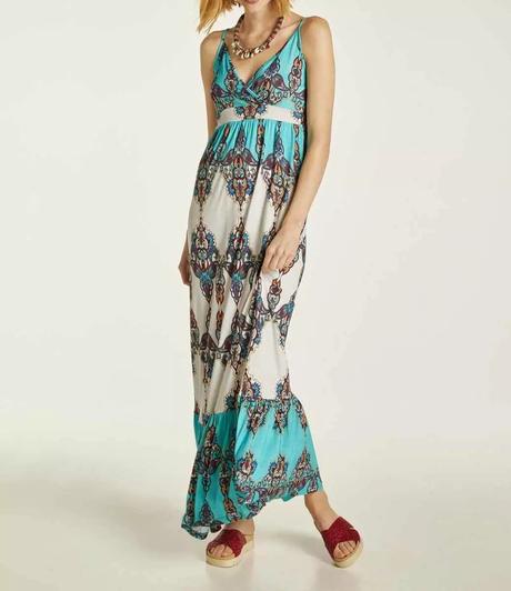 Letné šaty tyrkysove, 