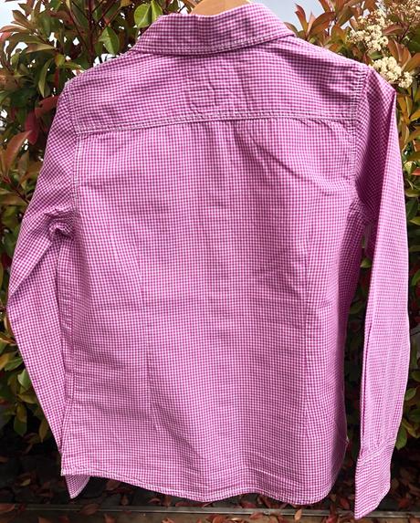 Dievč. košeľa č 122, dĺžka 47, šírka 37, rukáv 46, l.o.g.g.,122