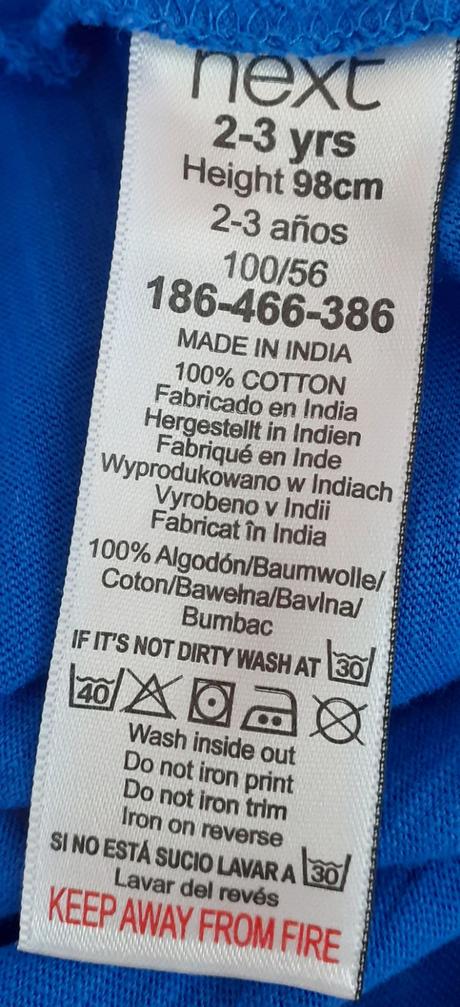 Tričko next z uk brontosaurus vyklápacie v.98, next,98