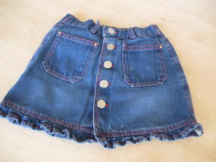 Riflová suknička 116, 116