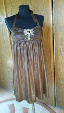 Hnede šaty, s