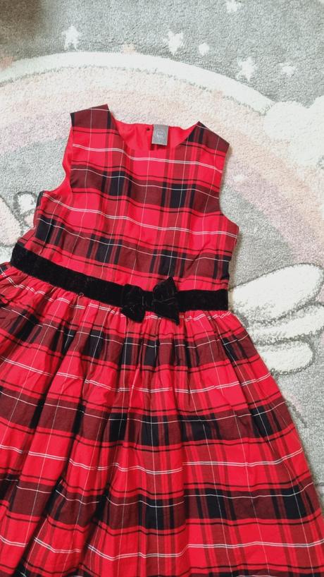 B3410 šaty vianočné, 128