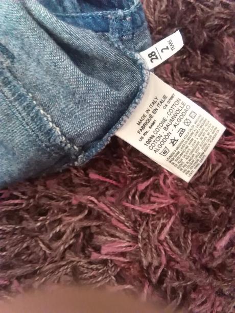 Benetton riflové saty+ tricko, benetton,92