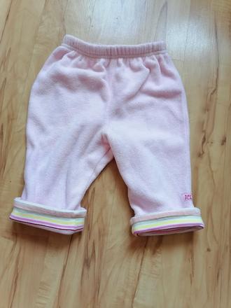 Teplé fleesové nohavice - 74, 74