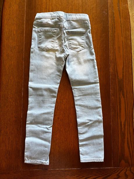 Riflové pohodlné jegginsy, h&m,122