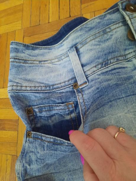 Rifľová sukňa, denim co,164