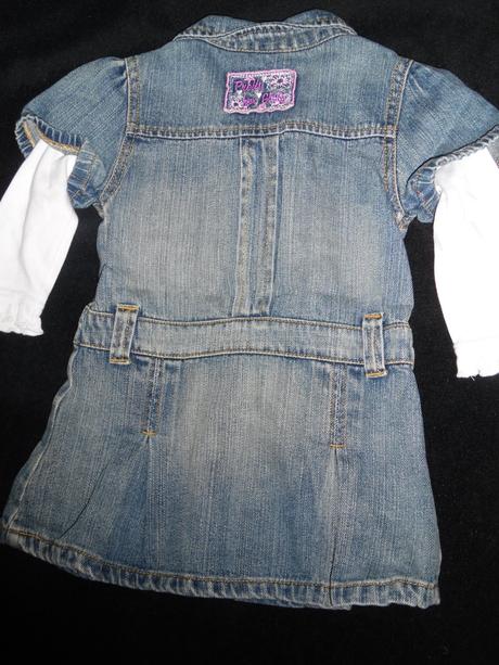 Riflové šatočky 2v1, dopodopo,80