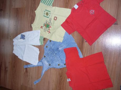 Cena spolu-balík tričká /tričko a kraťasy na 1-3 r, 86–98