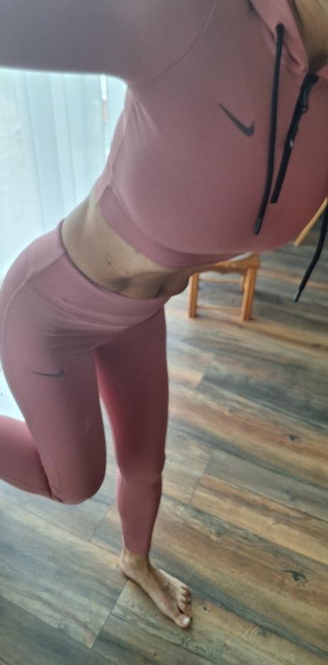 Komplet nike dry-fit leginy crop mikina  34/36, nike,s