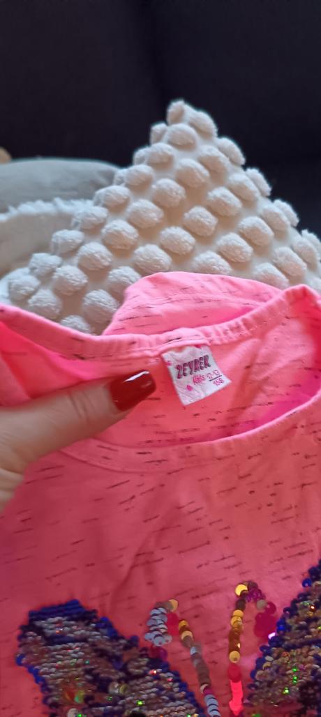 Top s dlhým rukávom s meniacim motýľom, 158