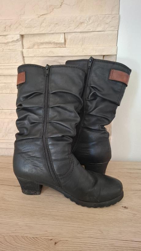 Kožené čižmy rieker, rieker,38