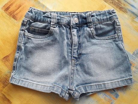 Dievčenské riflové kraťasy, 104