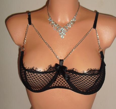 Sexy gogo podprsenka retiazkova, 80c