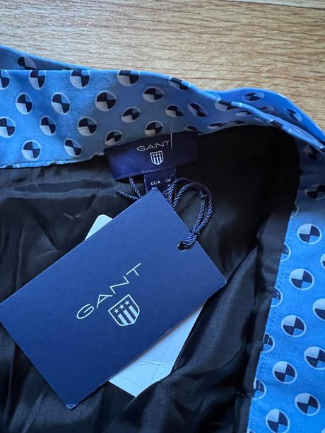 Gant modrá saténová sukňa, gant,34