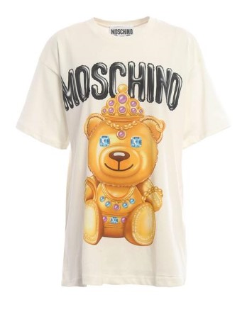 Moschino icon bear original luxusne dlhsie tricko, moschino,s