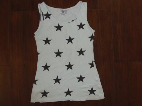 Tričko zelené - hviezdy, h&m,170