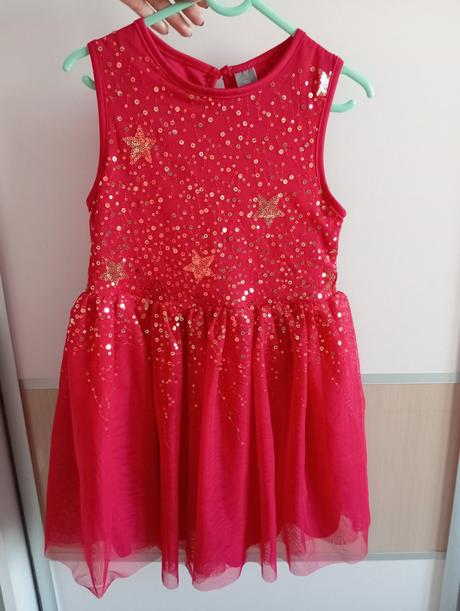 Vianočné šaty 128, 128