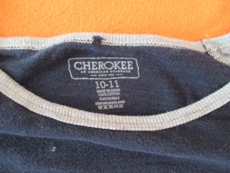 Tmavomodro sede tricko s dlhym rukavom, 10/11, 140