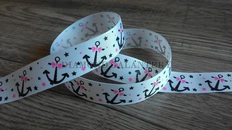 Rypsová stuha kotva 25 mm, 