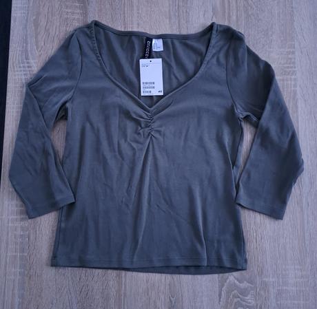 Elastické tričko, h&m,m
