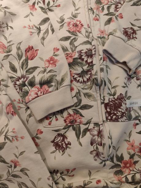 Teplákový kvetinový overal newbie len oprany, newbie,92