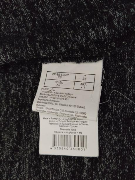 Tmavo sivý kardigan veľ.152/158, pimkie,152