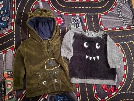 Mikiny veľkosť 74/80, 80