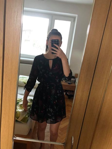 Vzorované šaty, c&a,34