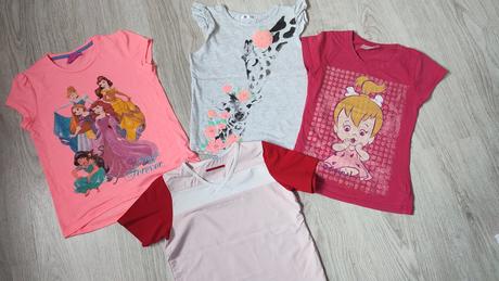 Dievčenské tricka 4ks, 122