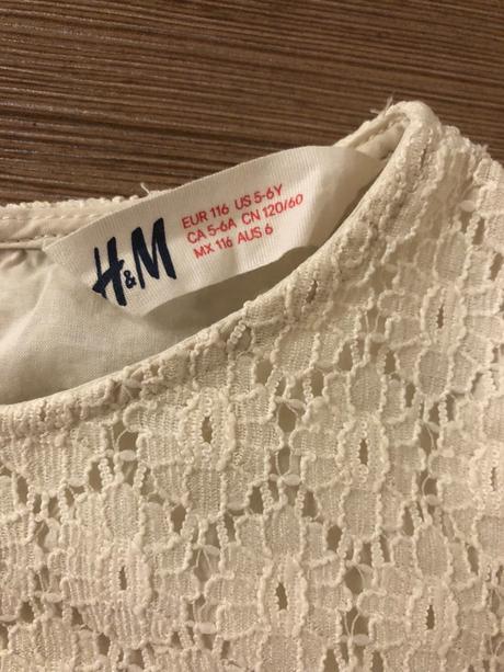 Cipkovany top, h&m,116