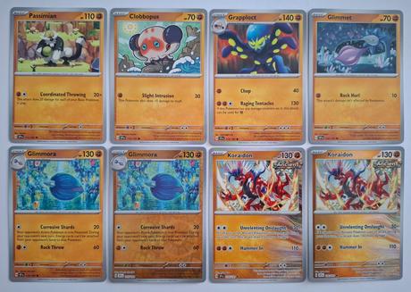 Pokémon karty "surging spark's" (4), 