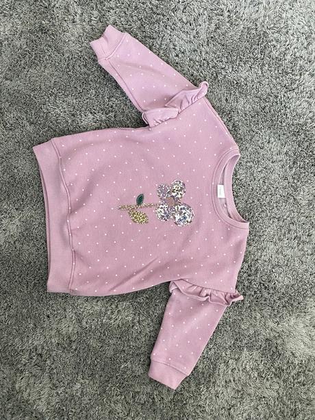 Fialová mikina, next,92