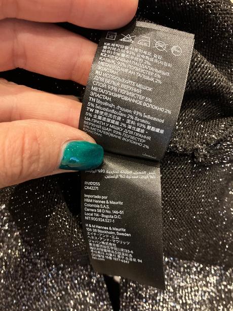 Dámska lesklá blúzka h&m, m