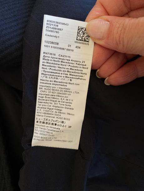 Zimný kabát hugo boss, hugo boss,m