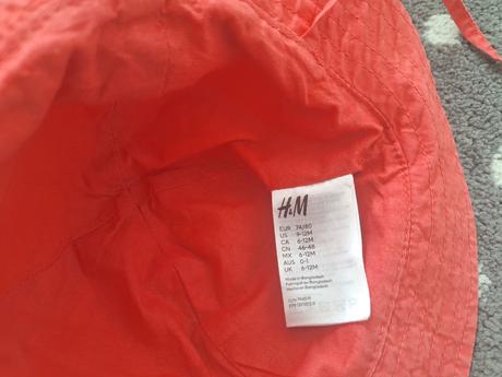 Letny klobuk so snurkami 74/80, h&m,74