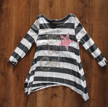 Asymetrické tričko, lindex,134