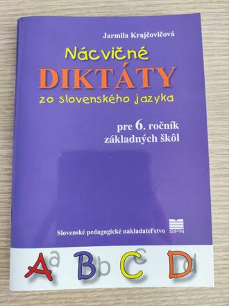 Nácvičné diktáty zo slovenského jazyka, 6. ročník, 