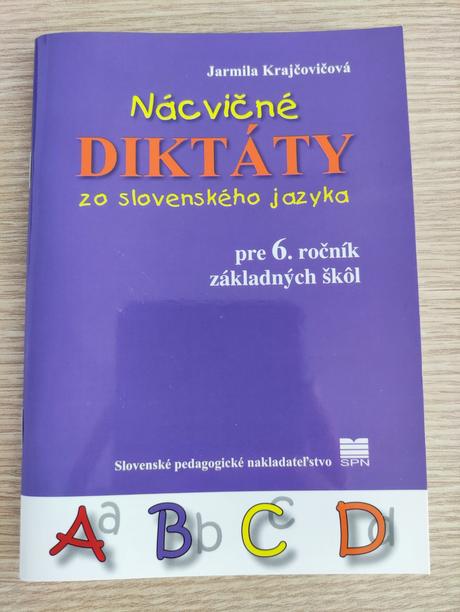 Nácvičné diktáty zo slovenského jazyka, 6. ročník,