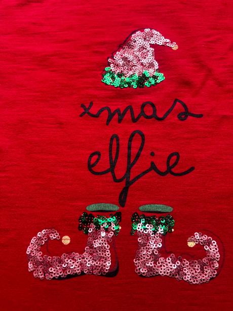Vianočné tričko xmas elfie, 110