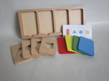 Logická hra farby a tvary, 