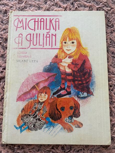 Krásna stará retro kniha príbehy michalka a julián,