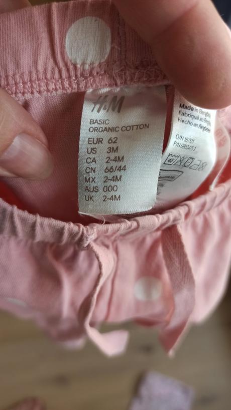 2ks tepláky, h&m,62