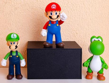 Figúrky mario, luigi a yosh,