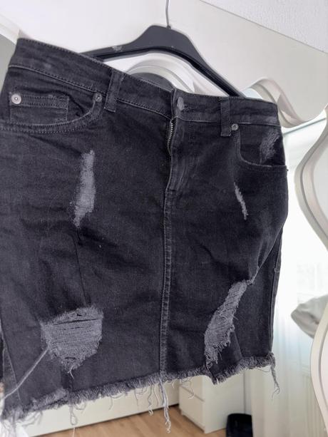 Riflová sukňa h&m, h&m,36