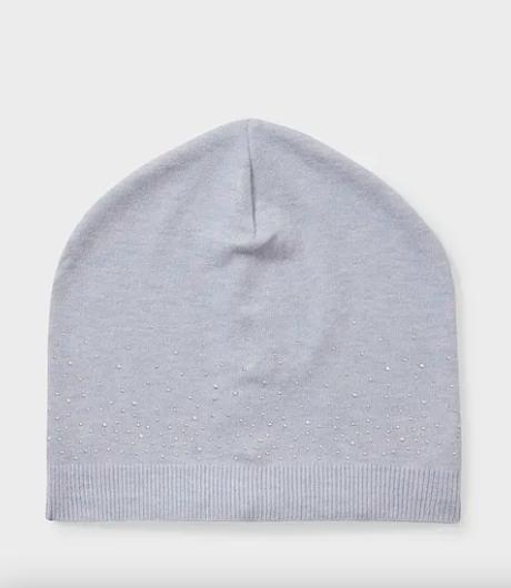 C&a zdobená svetlomodrá čiapka vel.158-176, c&a,158 / s