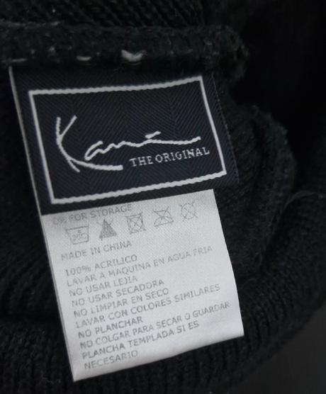 Čierna zimná čiapka karl kani, 