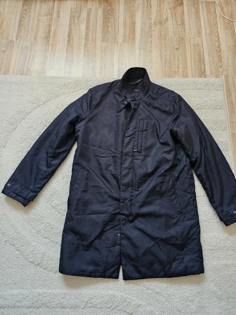 Pánska elegantná bunda parka predĺžená pod zadok, reserved,l