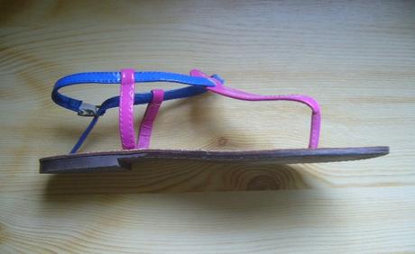 Farebné sandále, 40