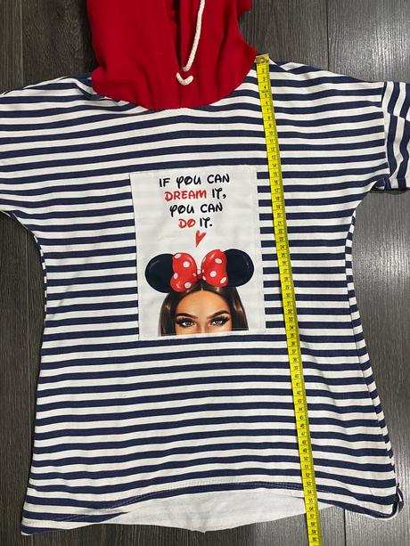 Dievčenská mikina-tunika velk.146/152, 146